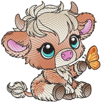 Cute Baby Highland Cows - Cow 3