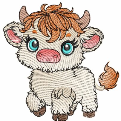 Cute Baby Highland Cows - Cow 4