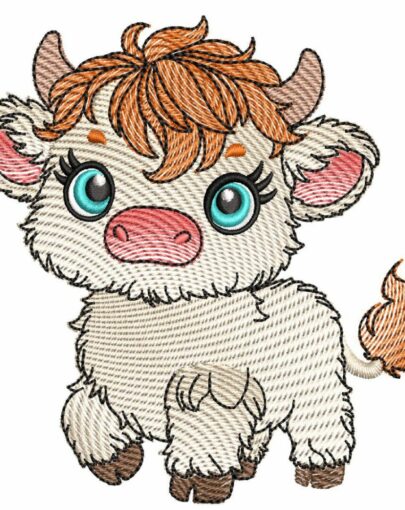 Cute Baby Highland Cows - Cow 4