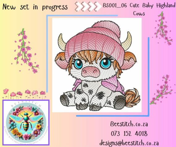 Cute Baby Highland Cows - Cow 6 - Image 2