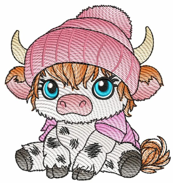 Cute Baby Highland Cows - Cow 6