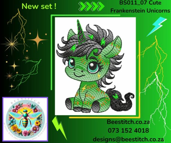 Cute Frankenstein Unicorns - 7 - Image 3