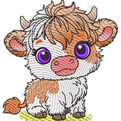 Cute Baby Highland Cows - Cow 7