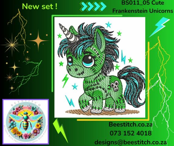 Cute Frankenstein Unicorns - 5 - Image 2