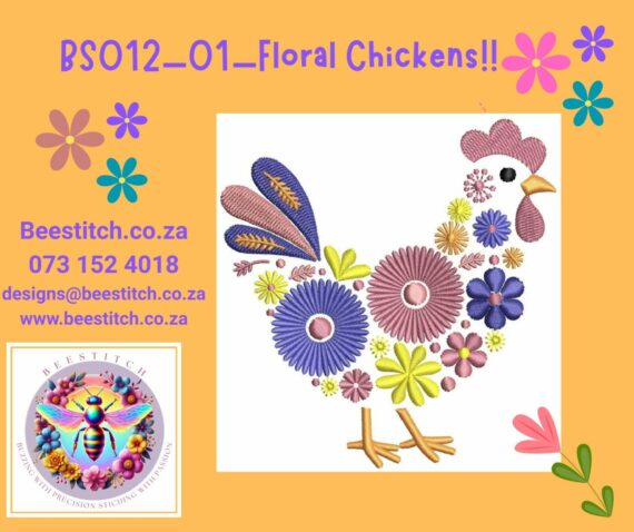 Floral Chickens - 1 - Image 2
