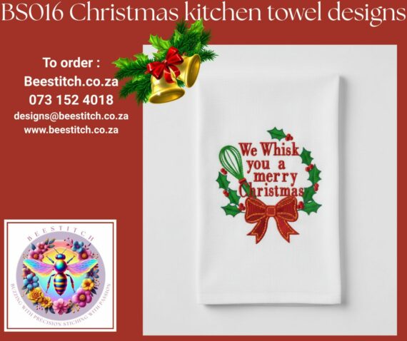 Christmas Kitchen Towel Designs - 1 - Image 2