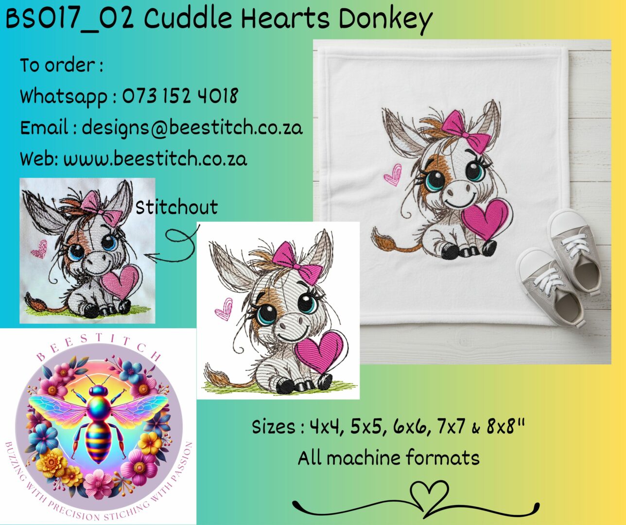 Cuddle Hearts - Donkey - Image 2