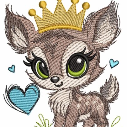 Cuddle Hearts - Fawn Boy - with & without crown