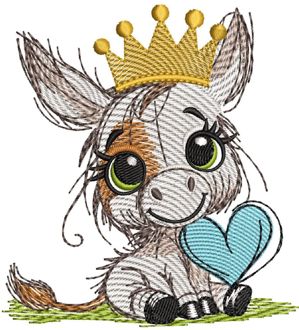 Cuddle Hearts - Donkey boy - with & without crown