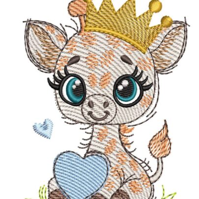 Cuddle Hearts - Giraffe boy - with & without crown