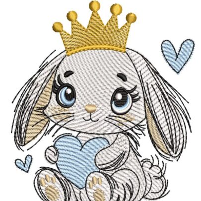 Cuddle Hearts - Bunny boy - with & without crown