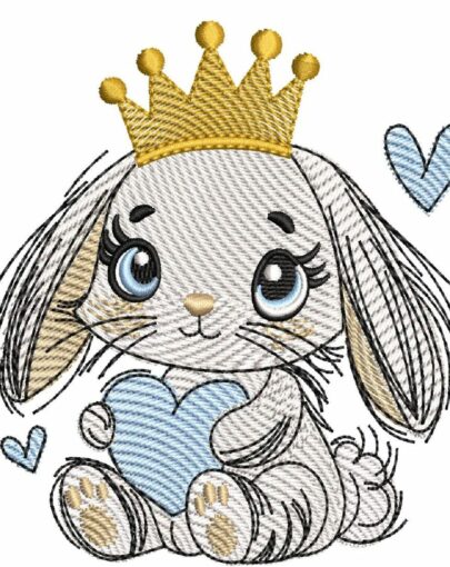 Cuddle Hearts - Bunny boy - with & without crown