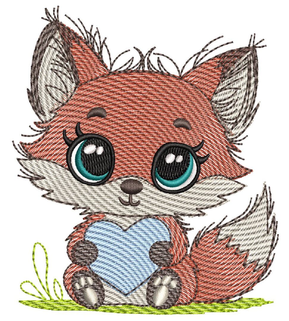 Cuddle Hearts - Foxie boy - with & without crown