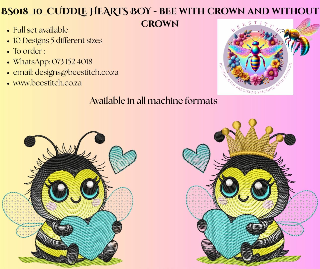 Cuddle Hearts - Bee boy - with & without crown - Image 3