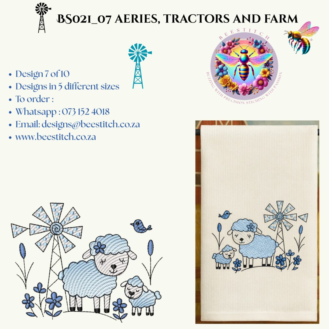 Aeries,Tractors and Farm - Design 7 - Image 3