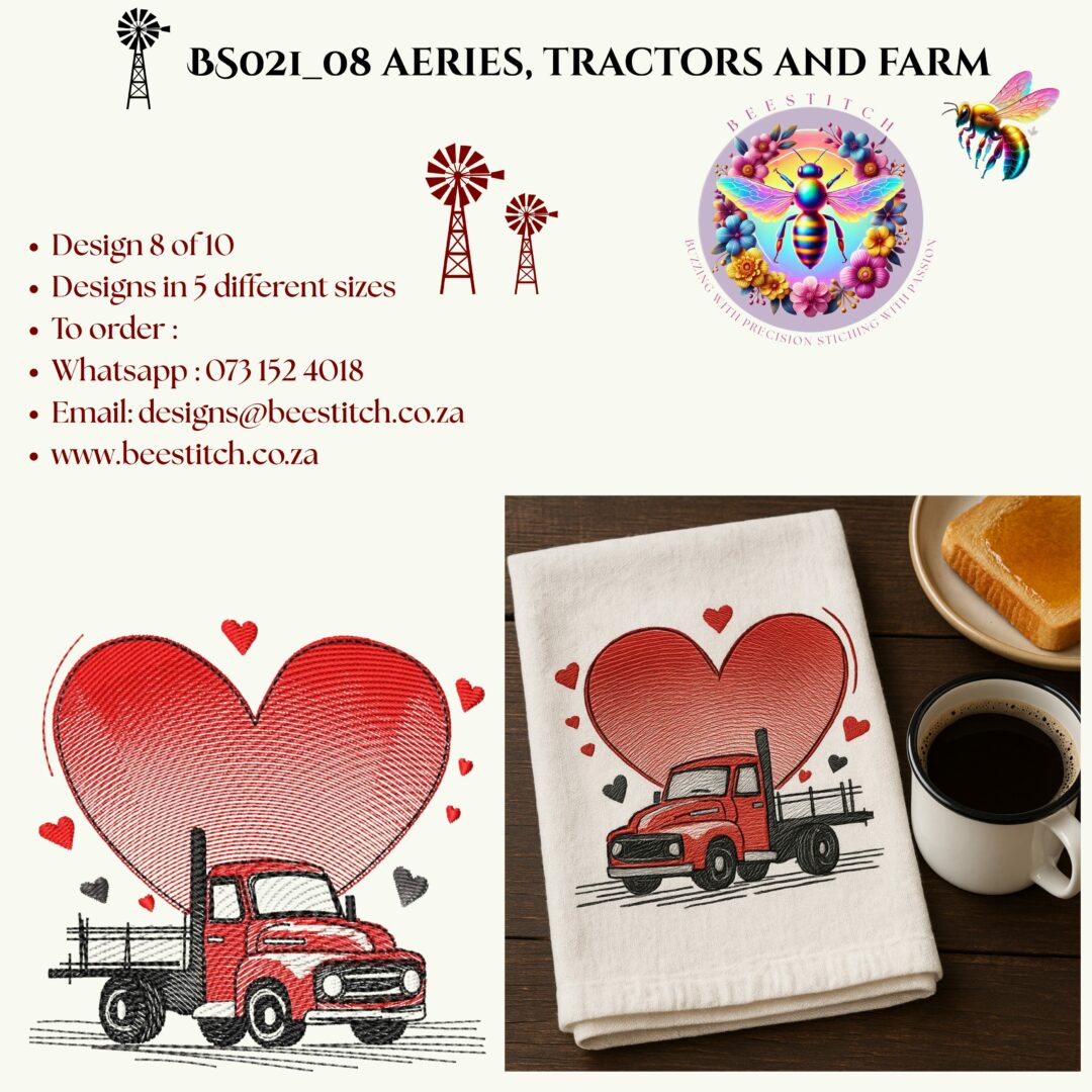 Aeries,Tractors and Farm - Design 8 - Image 3