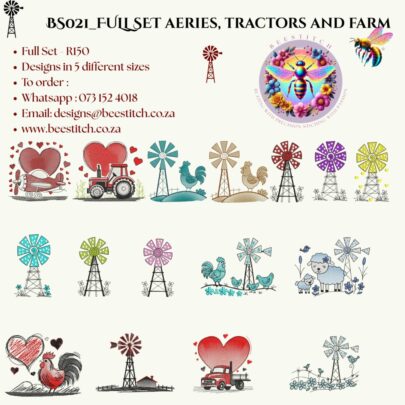 Aeries, Tractors and Farm - Full Set