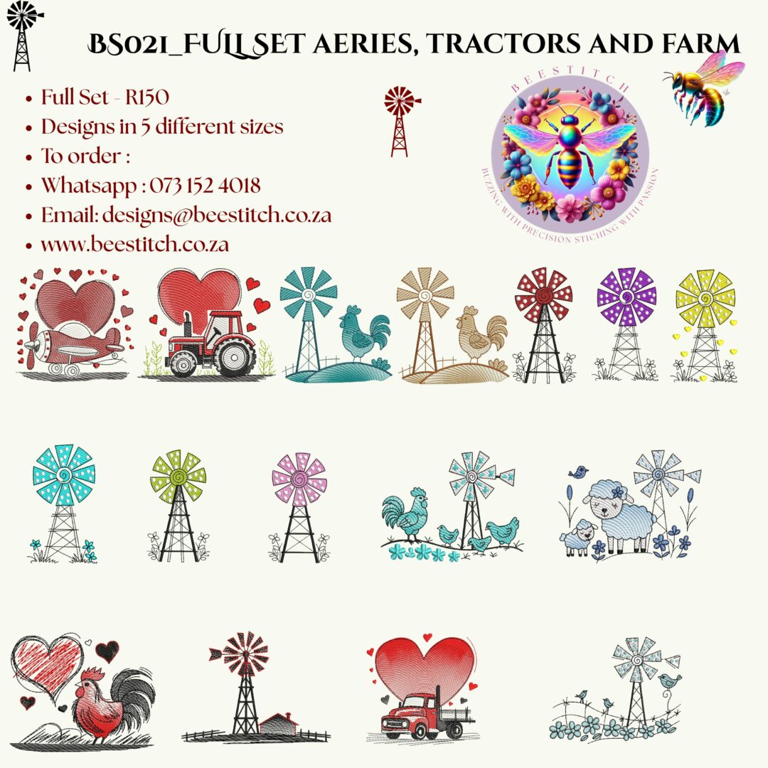 Aeries, Tractors and Farm - Full Set