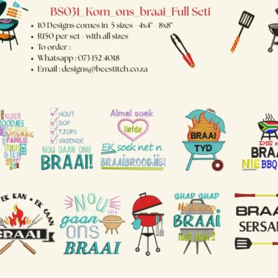 Kom ons braai - Full set