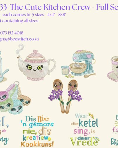 The Cute Kitchen Crew FULL Set