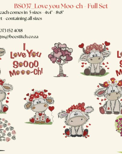 Love you Moo-ch - Full Set