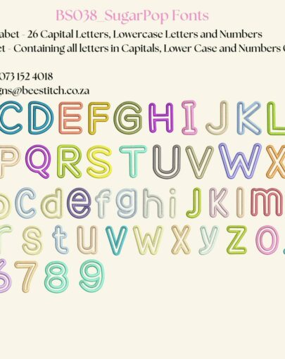 SugarPop Font - Full Set