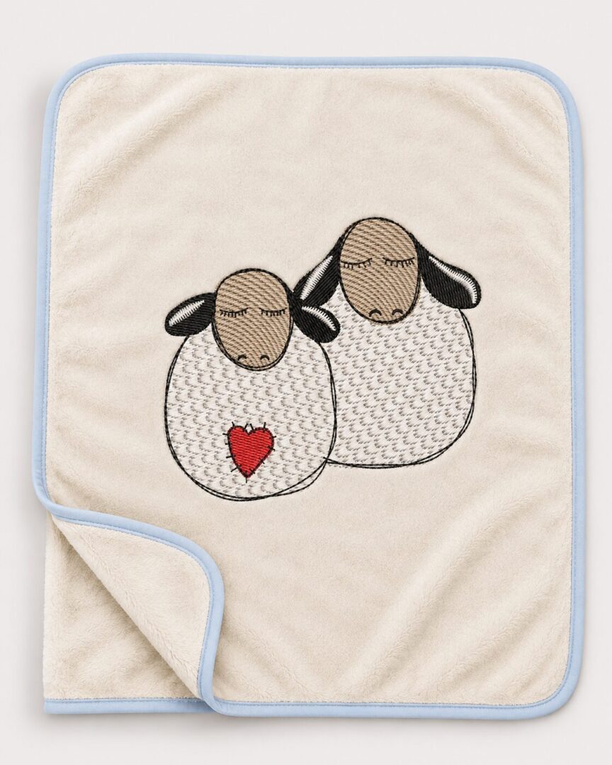 Cute Love Sheep - single design - Image 2