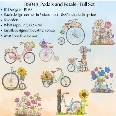 Pedals and Petals - Full Set