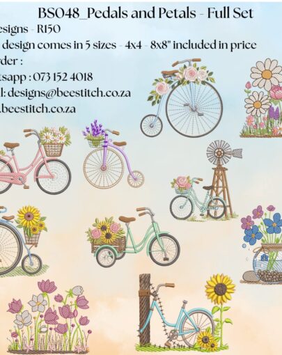 Pedals and Petals - Full Set