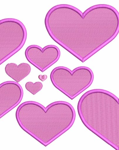 Extra Elements - Hearts - 1cm to 10cm FREEBIE