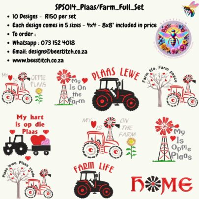 Farm Plaas Designs - Full Set