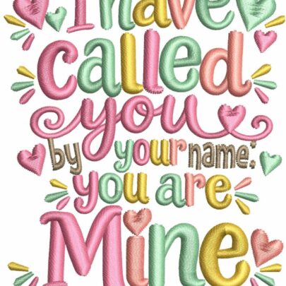 I have called You by your Name - Single Design